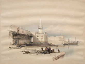 Muelle en Suez, 1839