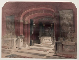 Santuario de la Anunciación, Nazaret, 1839