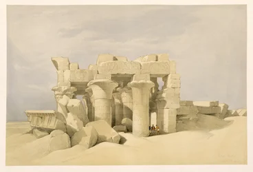 Templo de Sobek y Haroeris en Kom Ombo, de «Egipto y Nubia», vol. 2