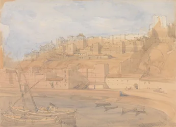 La Alcazaba vista desde el Mole, Málaga