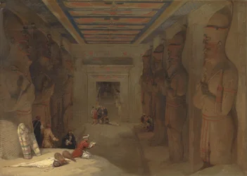 Sala Hipóstila del Gran Templo de Abu Simbel, Egipto