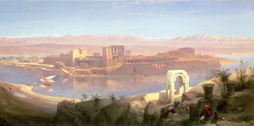 La isla de Filae, Nubia