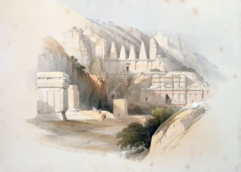 La Necrópolis, Petra, del Volumen III de 