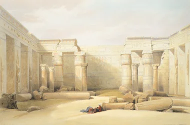 El Templo de Medinet Abu en Tebas