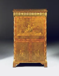 Secretaire neoclásico a abattant, c.1775