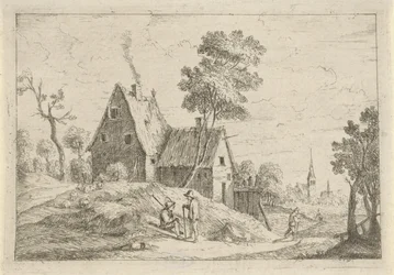 paisaje con una casa