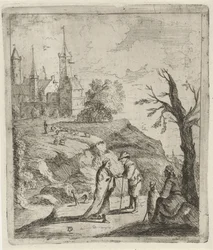 Paisaje con adivino