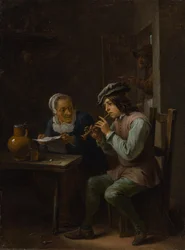 El flautista, 1635-40