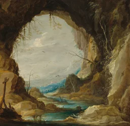 Vista desde una gruta, principios de 1630