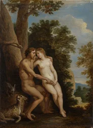 Adán y Eva en el paraíso, 1650s