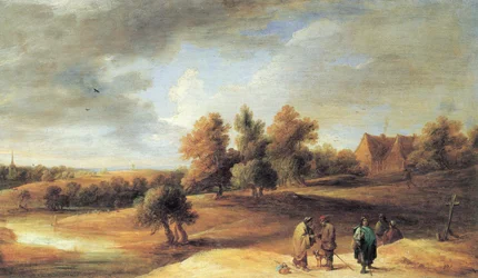 Paisaje con gitanos