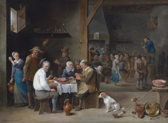 La cena del jamón