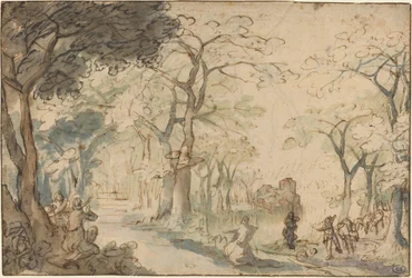 Paisaje con Eliseo Burlado