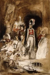 Estudio para "Sir David Baird descubriendo el cuerpo de Tipu Sahib", 1838