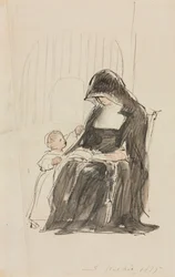 Monja leyendo a un niño