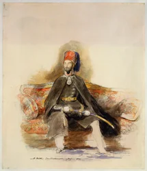 Retrato de Abd-Ul-Mejid, Sultán de Turquía, 1840
