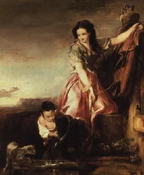 Sancho Panza en los días de su juventud