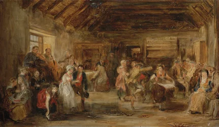 La boda del penique, un boceto, 1830