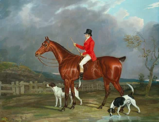 Un cazador y perros, 1824