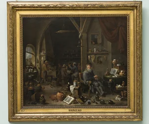 Un alquimista, finales de 1670