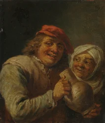 Anciano y mujer