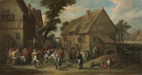 Fiesta del pueblo, c.1646-50 (óleo sobre lienzo)