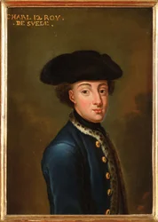 Retrato del rey Carlos XII de Suecia (1682-1718)