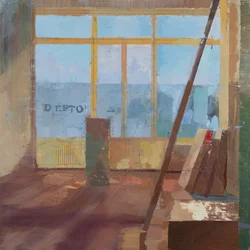 Musée des Aigles Modernes 12, 2017 (óleo sobre lino)