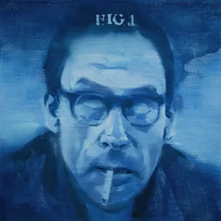 Robert Filliou 18, 2018 (óleo sobre lino)