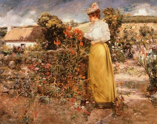 Entre las flores, Giverny