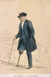 Un pensionista de Greenwich con una pierna