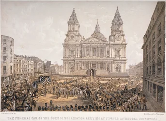 Funeral del Duque de Wellington, Catedral de San Pablo, Ciudad de Londres, 18 de noviembre de 1852
