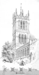Saint Marys, Melton-Mowbray. Leicestershire, c1850s