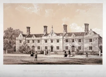 La Institución de Anualidades de Orfebres y Joyeros, Holcroft Road, Hackney, Londres, 1853