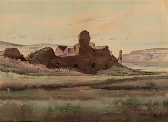 Ruinas de Pueblo Bonito, Cañón Chaco, Nuevo México