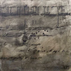 Letra abstracta descolorida