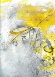 Amarillo intenso estilo grunge