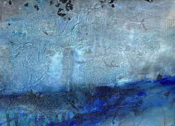 Abstracción azul intenso