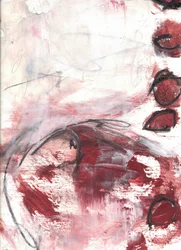 Abstracto rojo dinámico