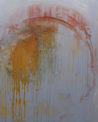 Abstracto dorado y fluido