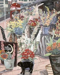 Dama de las flores, 2018 (acrílico sobre lienzo)