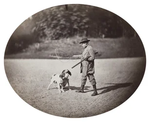 Cazador con perros, c.1862