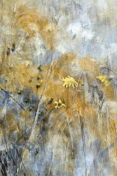 Flores de pradera abstractas