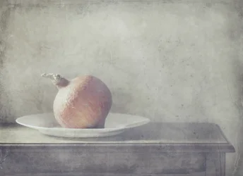 Naturaleza muerta rústica con calabazas