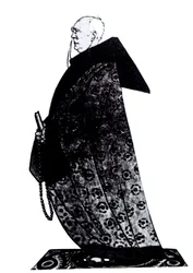 Fyodor Sologub 1863-1927 Dibujo para la revista Satirikon, 1913