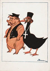 Kulak y sacerdote, 1922