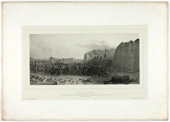 Asalto y captura del bastión no. 6, de Souvenirs d’Italie: Expédition de Rome