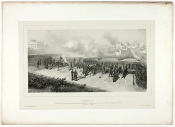 Batería no.10, de Souvenirs d’Italie: Expédition de Rome
