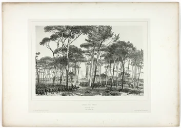 Combate en Pamfili, de Souvenirs d’Italie: Expédition de Rome