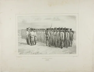 Infantería húngara, Presbourg, 2 de julio de 1837